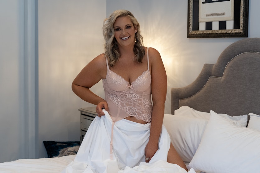 Gallery PatientJourneys Magical-Winter Carley Carley-IM-lingerie-Magical-Winter-July-2019-breast-reduction-and-uplift-by-Dr-Nicholas-Moncrieff-at-hunter-plastic-surgery